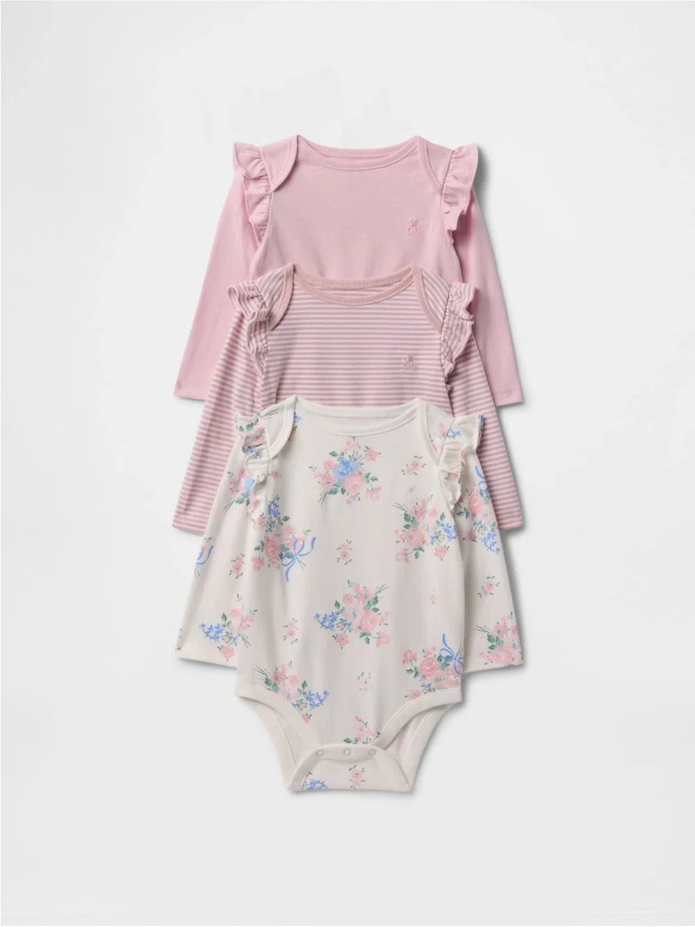 GAP babies’s first favorites organic cotton, bodysuits & pull-up pants 6-12m